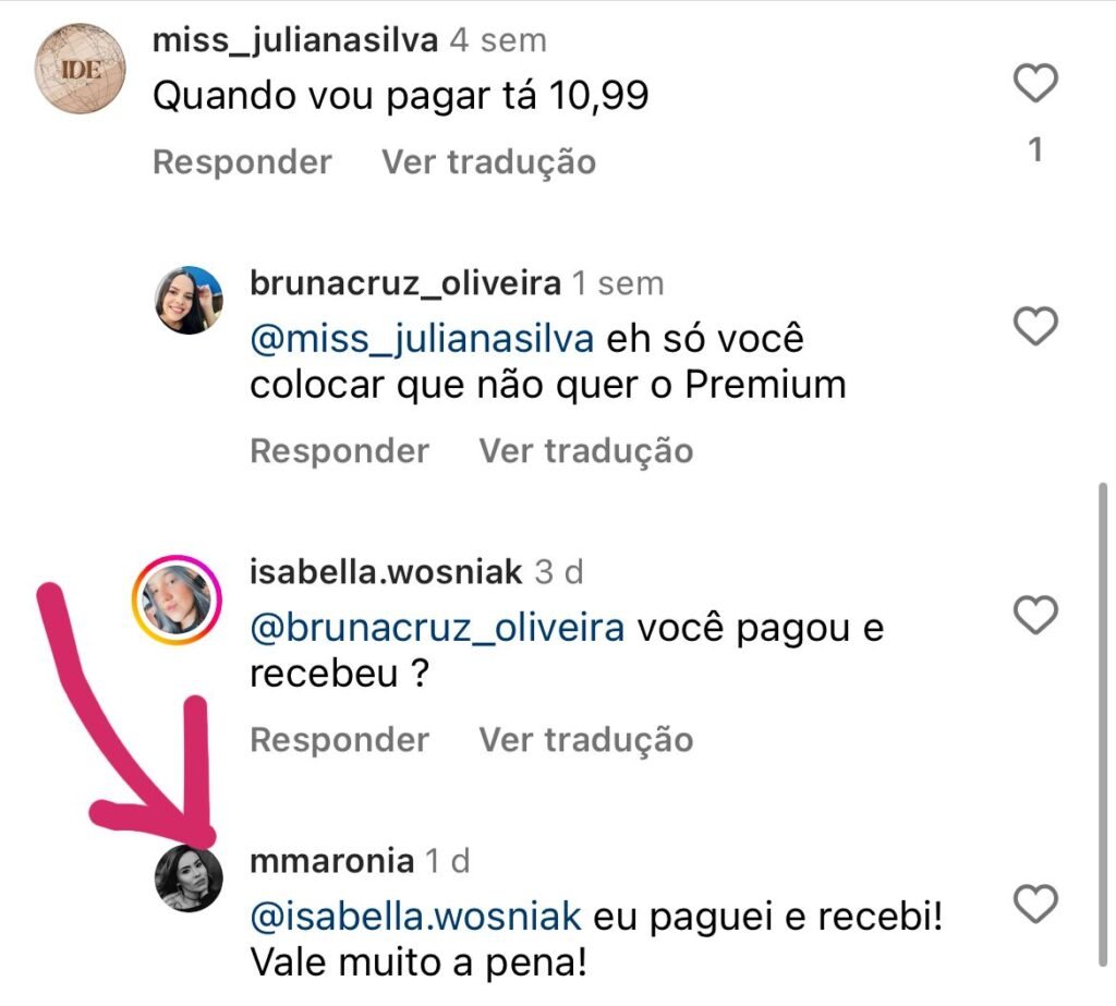 Depoimento de cliente