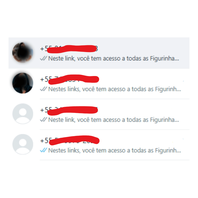 Entrega do pack por WhatsApp